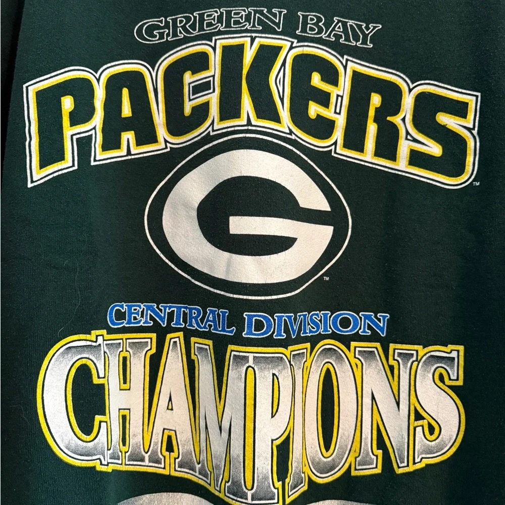 Vintage 1996 Green Bay Packers Central Division Champions Sweatshirt XL